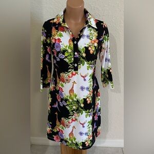 Kenny Dana 3/4 Sleeve Polo Dress